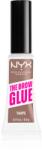 NYX Professional Makeup The Brow Glue gel pentru sprancene culoare 02 Taupe 5 g
