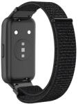 gigapack Huawei Band 7 pótszíj (egyedi méret, nylon, tépőzáras, légáteresztő) fekete (GP-126407)