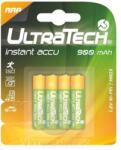 UltraTech Instant Accu HR03 AAA 900 mAh B4 - alkuguru