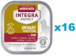 Animonda Integra Protect Urinary Oxalate with Beef 16x100 g cu vita, hrana pisici cu afectiuni tract urinar inferior