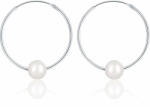JwL Luxury Pearls Karika ezüst fülbevaló fehér igazgyönggyel JL0633 - vivantis