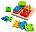 Bigjigs Toys Joc de sortare - 4 forme geometrice (5671)