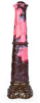 Bad Horse - szilikon lószerszám dildó - 24cm (barna-pink) - vagyaim