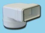 Gonal 0525es átalakító idom 90°, na100 - 55x110 (0525ES) - ventilatorok