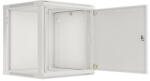 Lanberg Wall Mount Rack Cabinet 19" 12u 600x600 (wf01-6612-00s) - vexio
