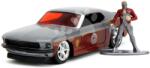 JADA Mașinuță Fastback 1969 Ford Mustang Marvel Jada din metal cu uși carese pot deschide și figurina Star Lord lungime de 13, 9 cm 1: 32 (JA3223017)