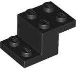 LEGO® 73562c11 - LEGO fekete lépcsős kocka 3 x 2 x 1 1/3 méretű (73562c11)