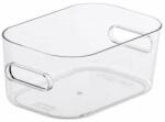 SMARTSTORE Cutie de depozitare din plastic, 0, 6 litri, SMARTSTORE "Compact Clear XS", transparentă (10490)