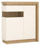 Leonardo K124_107 Dresser #oak-white gloss (0000185507) Comoda