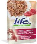 Life Pet Care nedves macskaeledel, tonhal, marhahús és sonka, 4 x 70 g