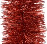 Norand Girland Vastag Sűrű Szálakkal 270x20x20cm Piros Díszítés Nélkül
