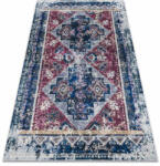Vintage ANDRE 1136 mosható szőnyeg keleti vintage csúszásgátló - bordó / kék 160x220 cm (I047)