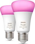 Philips Hue E27 double pack 2x800lm 75W - White & Color Amb (929002468802)