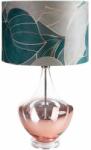 Eurofirany Salvia4 asztali lámpa bársony búrával Szürkészöld/tejfehér 40x69 cm (HS395167)