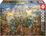 Educa Puzzle Educa din 8000 de piese - Orașul visat (EDU19570) Puzzle