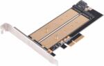 SilverStone SST-ECM22 4x belső SATA M. 2 port Bővítő PCIe Kártya (SST-ECM22)