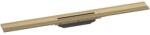 Hansgrohe Grila ornament rigola dus Hansgrohe RainDrain Flex 80 cm, montaj la perete, bronz mat (brushed bronze) (56051140)