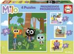 Educa Puzzle Educa 4 în 1 - Milo (EDU19543) Puzzle