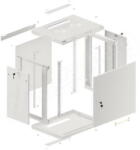Lanberg Wall Mount Rack Cabinet 19" 12u 600x450 (wf01-6412-00s) - pcone