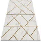 Glamour EMERALD szőnyeg 1012 glamour, elegáns geometriai, márvány krém / arany 120x170 cm (AF462)