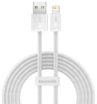 Baseus töltő adatkábel USB/Lightning 2m, fehér (57983110062)