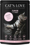 CAT’S LOVE 12x85g Cat's Love Junior csirke nedves macskatáp