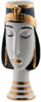 Edg S. R. L Váza egyiptomi fej porcelán 45x18cm (100005976)