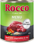 Rocco 24x800g Rocco Menue marha + zöldség & rizs nedves kutyatáp