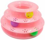  ZOO MIX Játék macskáknak - Rózsaszín torony labdákkal