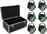 EUROLITE Set 6x LED PARty TCL Spot + Case TDV-1 (20000627)