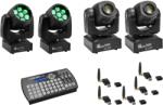 EUROLITE Set 2x LED TMH-W63 + 2x LED TMH-S30 + USB QuickDMX + Easy Show (20000867)