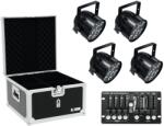 EUROLITE Set 4x LED PAR-56 QCL bk + Case + Controller (20000413)