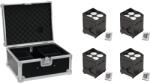 EUROLITE Set 4x AKKU UP-4 QCL Spot QuickDMX + Case (20000277)