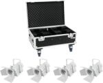 EUROLITE Set 4x LED THA-40PC wh + Case (20000167)