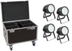 EUROLITE Set 4x LED Theatre COB 200 WW/CW + Case with wheels (20000875)