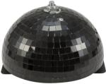 EUROLITE Half Mirror Ball 20cm black motorized (50101954) - mangosound