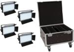 EUROLITE Set 4x LED PLL-480 QCL Panel + Case (20000899) - mangosound