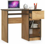  Íróasztal - Akord Furniture - 90 cm - kézműves tölgy (P9060DC)