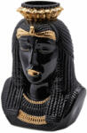 Edg S. R. L Váza Kleopátra fej fekete arany 38x24cm (100005975)