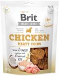 Brit Snack Jerky csirke rovaros húsos érmékkel - 200 g