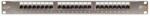  Nikomax STP patch panel cat. 5e 24 port 19" 1U árnyékolt (NMC-RP24 (NMC-RP24SD2-1U-MT)