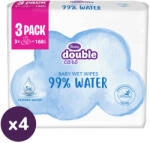 Violeta popsitörlő 3 PACK - water care 99%-os víztartalommal (4x3x56 db)