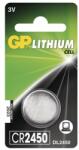 GP Batteries GP CR2450 Lithium gombelem 1db/bliszter (B15851) - mentornet