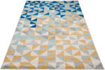  Sárga - kék mintás MATRIX szőnyeg Méret: 80x150 cm