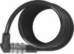 ABUS spirál lakat számzárral 3506C/120, fekete - dynamic-sport