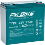 PK Bike Deep Cycle (Ciklikus) 12V 22Ah VRLA elektromos kerékpár akkumulátor
