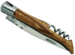 Laguiole DUB042 cuțit de buzunar cu tirbușon, lama 12cm, oțel 420, mâner zebrawood