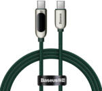 Baseus USB-C - USB-C Baseus kijelzőkábel, tápellátás, 100 W, 1 m (zöld)