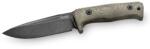 lionSTEEL Pumnal mediu lung cu mâner din pânză verde micarta T5B CVG
