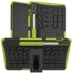  STAND Husa Extra rezistenta Samsung Galaxy Tab S9 / S7 / S8 verde